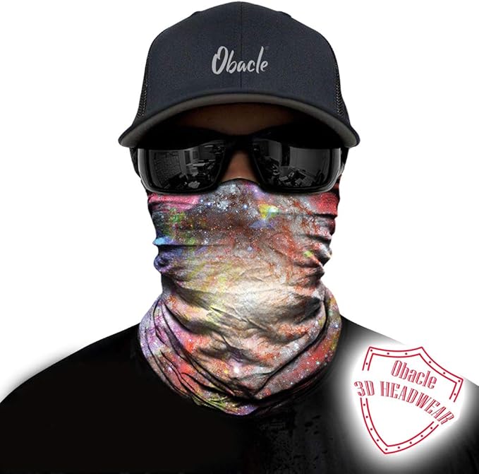 Obacle Neck Gaiter Face Mask Bandana for Dust Wind Sun Protection for Men Women
