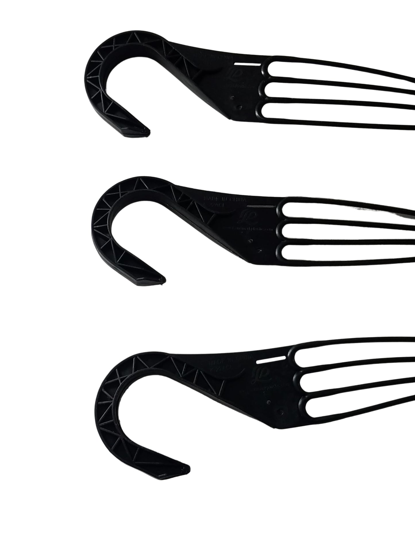 Replacement 4 Strand Plastic Hangers for 12" Hanging Baskets - Set of 5 (Black)