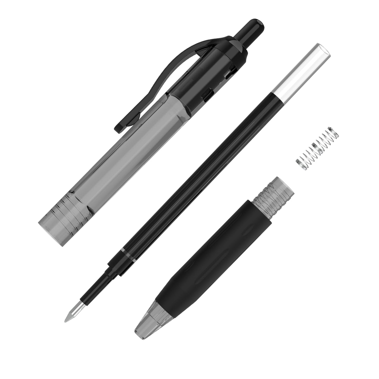 EYEYE G-103 Retractable Gel Pens Black 0.5mm, 25 Pack Extra Fine Point Gel Ink Pens Quick Drying, 0.5 mm Fine Piont Ballpoint Pen Smooth Writing for Office School Supplies