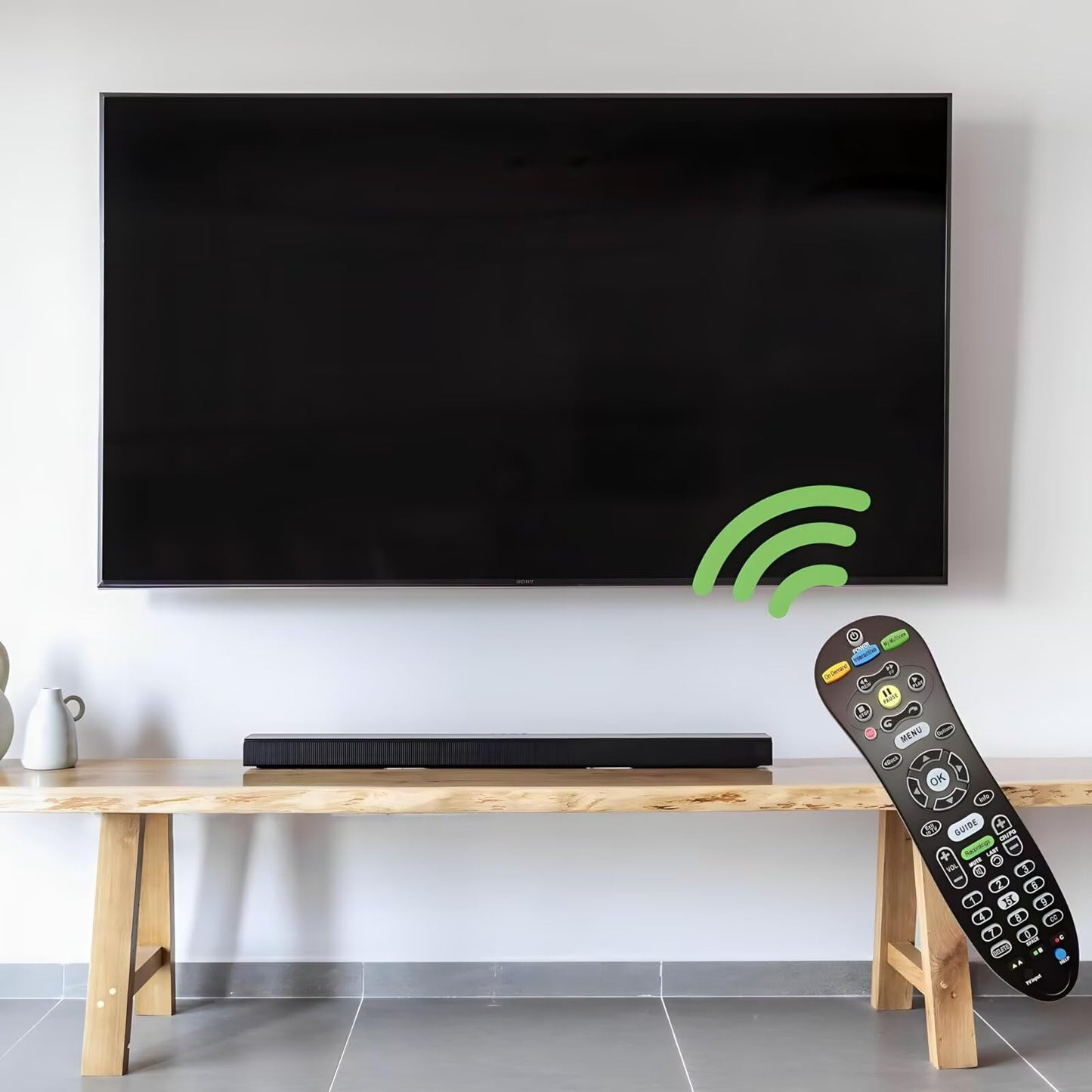 Universal S30-S1B Remote for AT&T Television and TV Box Devices, Simple Setup Remote Control Offering Reliable Performance and Wide Compatibility