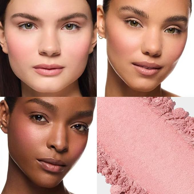 Single Pink Orange Matte Powder Blush Palette Face Makeup, Blush for Looks Younger Cheeks, Monochrome Cream Blushes Lightweight Long Lasting, Blush for Women All Skin Tones Paleta de, 05