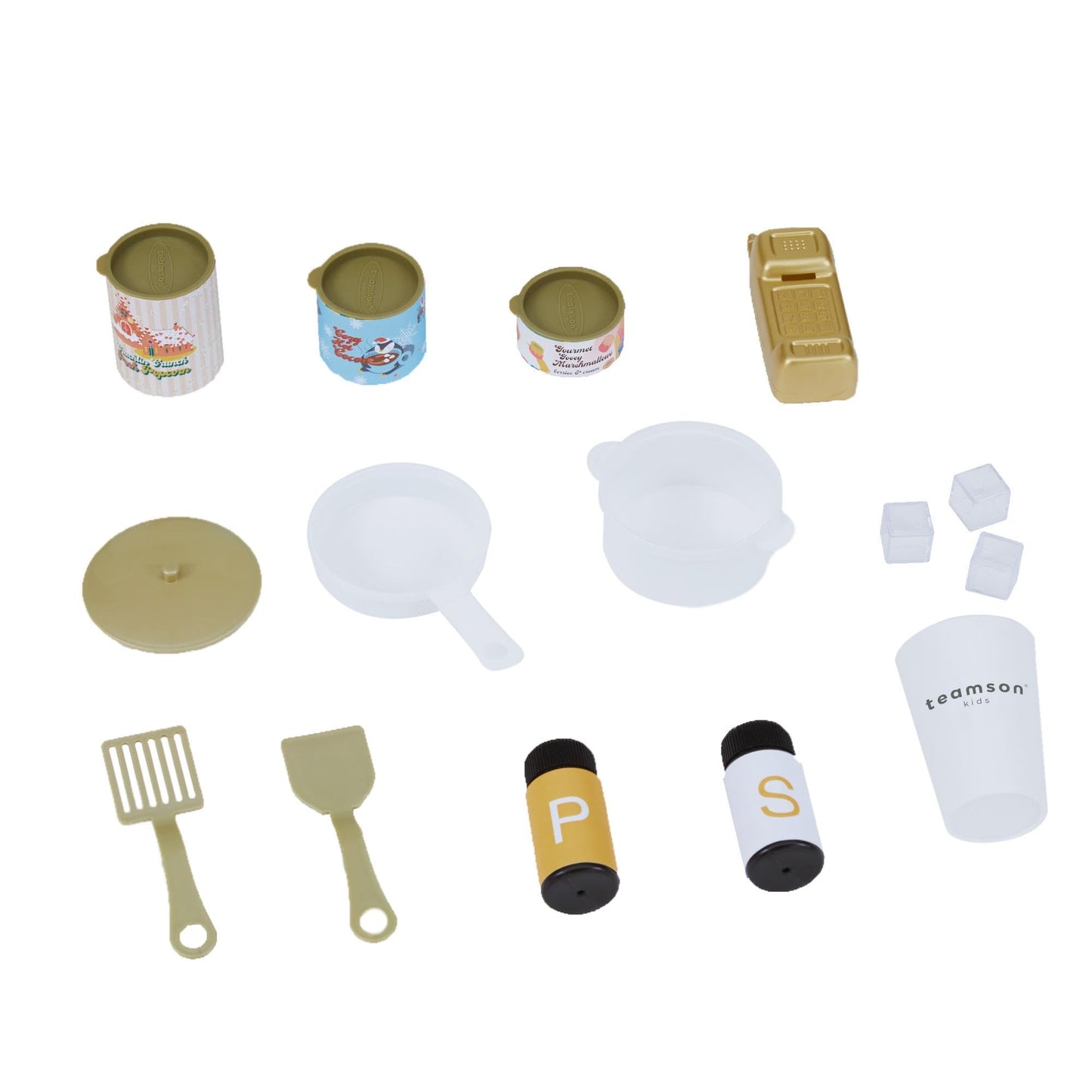 Teamson Kids - Wooden Play Kitchen Set for Kids, Children Toddler Kitchen Playset, Pretend Toy Kitchen Sets for Kids Ages 4-8, Versailles Play Kitchen with Cookware Accessories - White