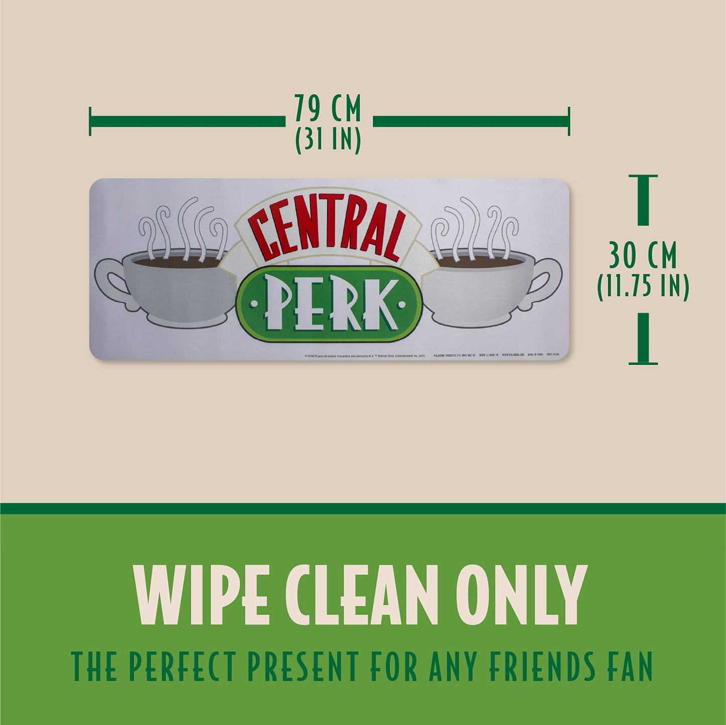 Paladone Central Perk Desk Mat | Officially Licensed Friends Merchandise