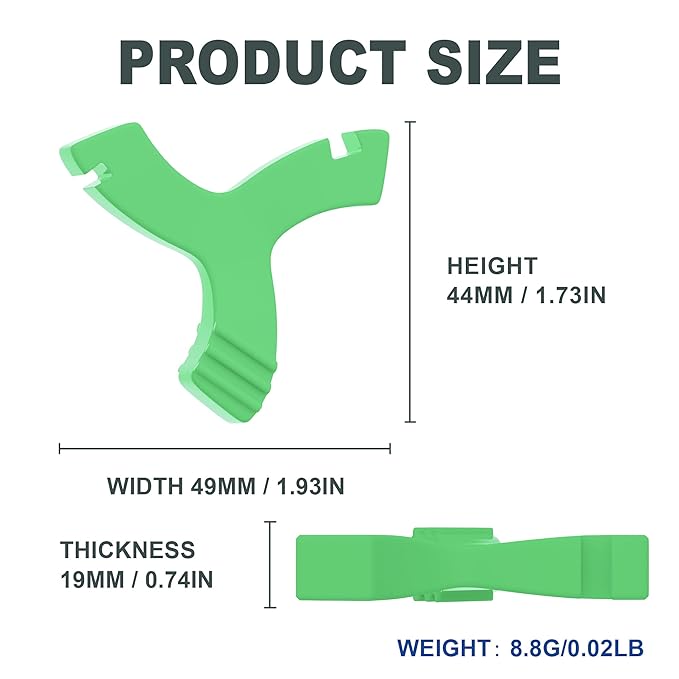 Aligner Chewies for Invisalign, 2 PCS Y-Shaped Chewies for Invisalign Trays Seater Invisible Braces Orthodontic Munchies Dental Chewies (Green/Mint Flavor)