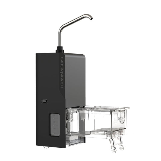 HumminGuru Automatic Water Dispenser for HG01 & NOVA Ultrasonic Vinyl Record Cleaner Machine with Built-in Water Filtration, 500+ Record Cleaning Cycles per Charge (Water Dispenser + 650ml Water Tank)