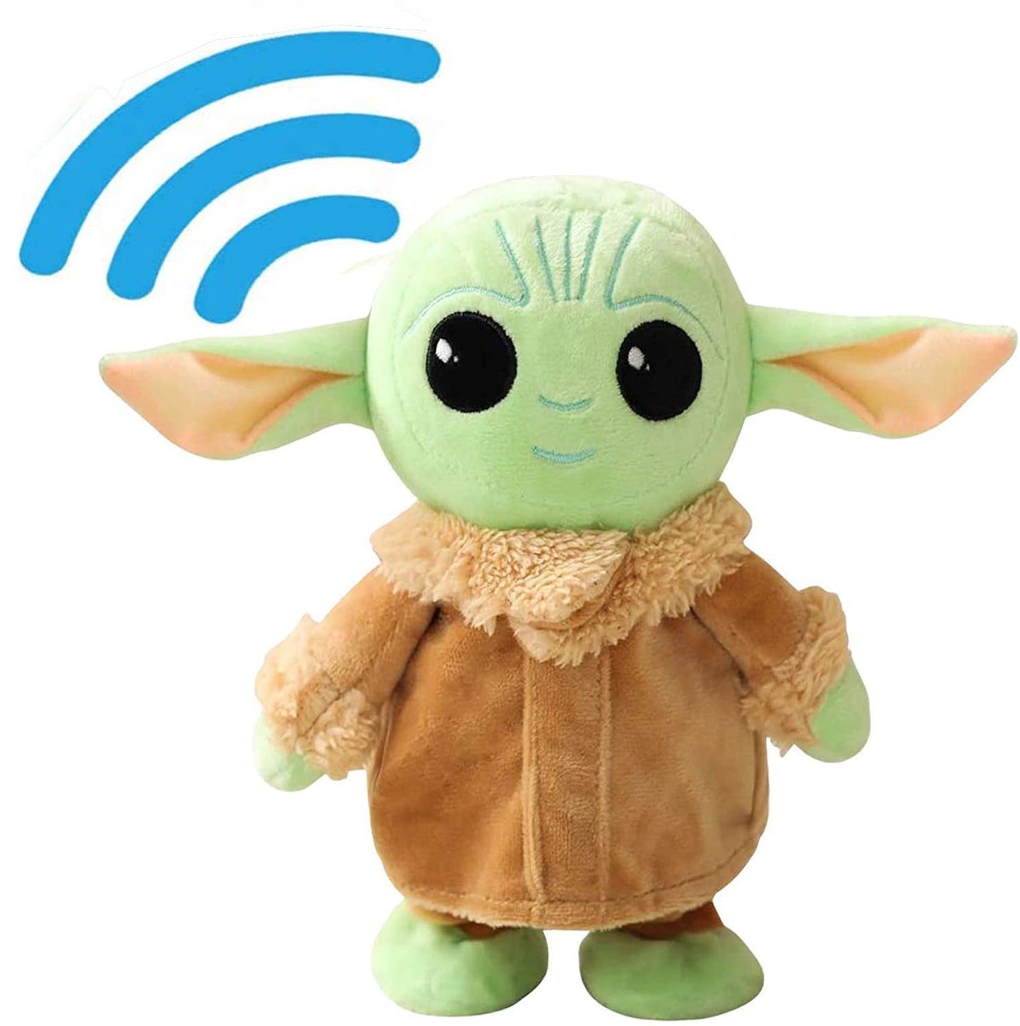 PAZATAO Talking Baby Yoda 7.8 Inch Walking, Talking, Interactive Plush Toy for Kids, Boys, Girls