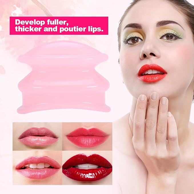 Transparent Silicone Lip Enhancement Beauty Device, Women Lip Plumper, Mouth Beauty Tool, Women Silicone Lip Plumper Enhancer Lip Suction Device Lip PlumpersLips