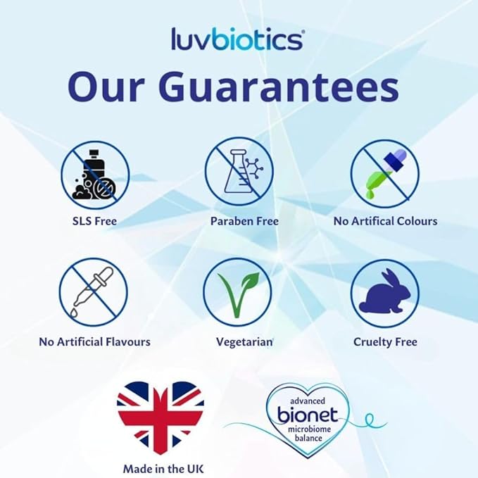 Luvbiotics Advanced Dental Hygiene with Probiotics Cherry Lozenges, Pack of 3