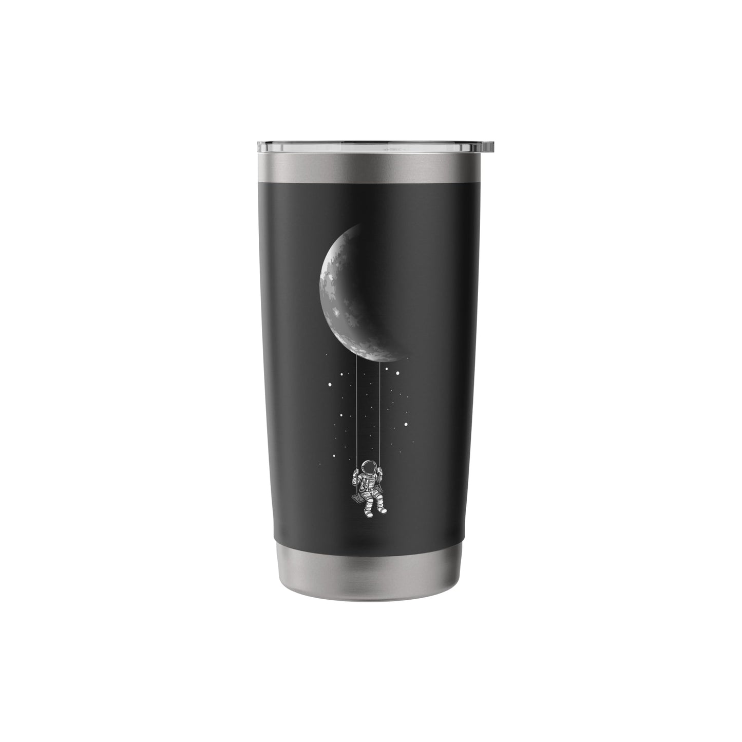 Moon Swing - Stars Galaxy Astronaut Universe Space Stainless Steel Insulated Tumbler