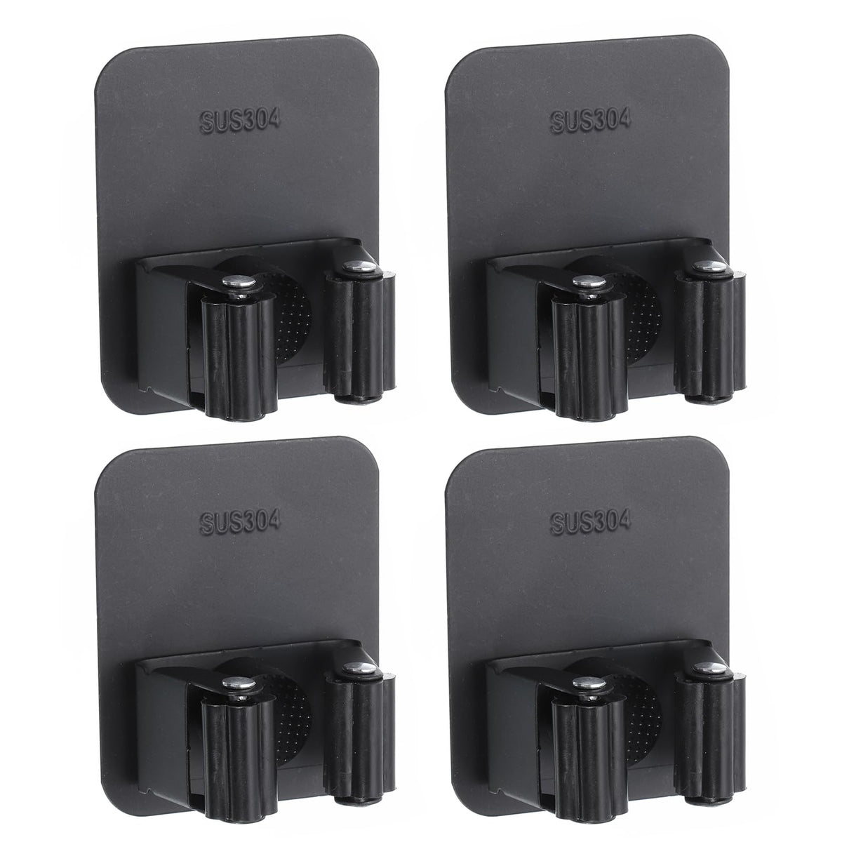 4pcs Mop Broom Holder Wall Mount
