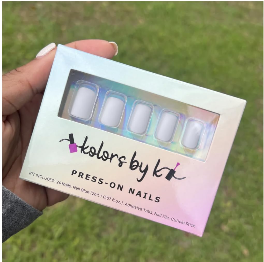 Kolors by K High Definition (White Matte) Press-ons