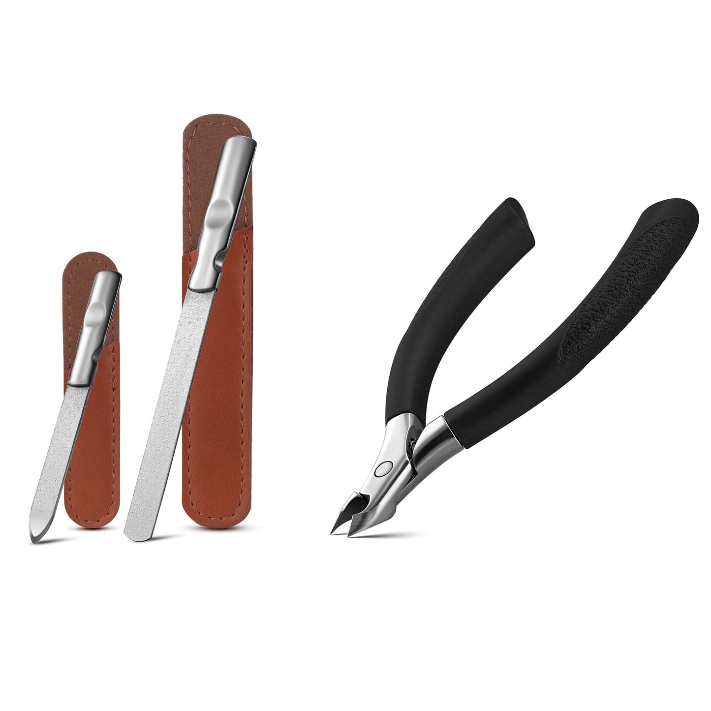 VION Cuticle Trimmer – Professional Cuticle Nippers, Rubber Coated Handle Manicure Tools – Stainless Steel Cuticle Cutter for Nails (5mm)