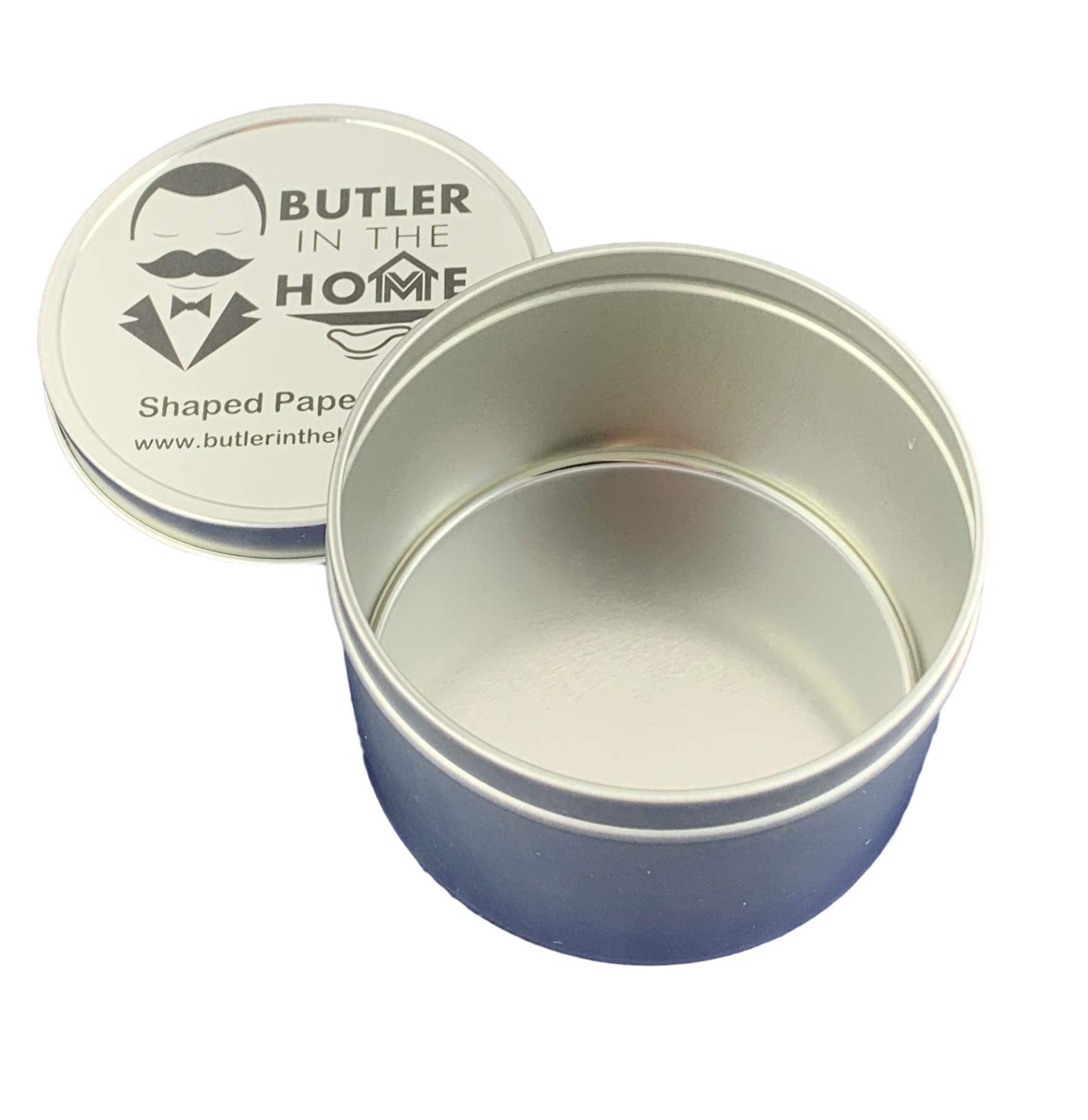 Snowflake Shaped Paper Clips (100 Count) in Tin – White Decorative Clips for Office, Desk Organization & Gifts – Butler in the Home
