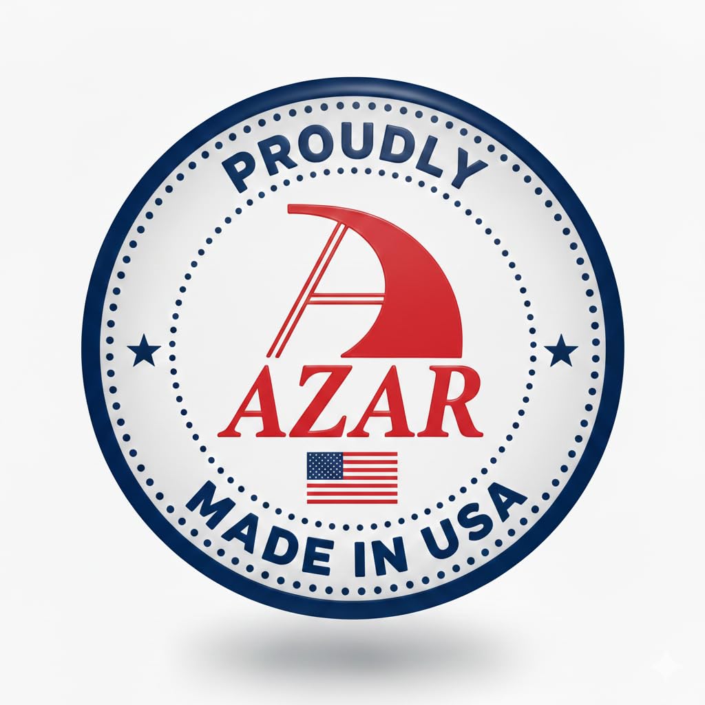 Azar Displays 252922-2PK Counter Trifold Brochure Holder with Business Card Pocket, 2-Pack, Clear