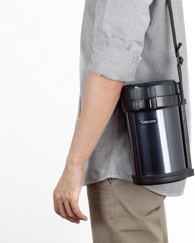 Zojirushi SL-XE20AD Classic Stainless Insulated Lunch Jar, 50 oz., Navy