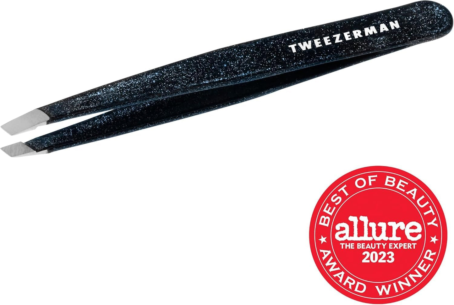 Tweezerman Special Edition 40th Anniversary Slant Tweezer - Eyebrow Tweezers for Women and Men