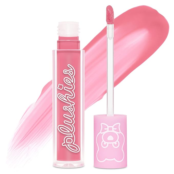 Lime Crime Plushies Soft Matte Lipstick, Rosebud (Sheer Nude-Pink) - Blackberry Candy Scent - Plush, Long Lasting & High Comfort for All-Day Wear - Talc-Free & Paraben-Free