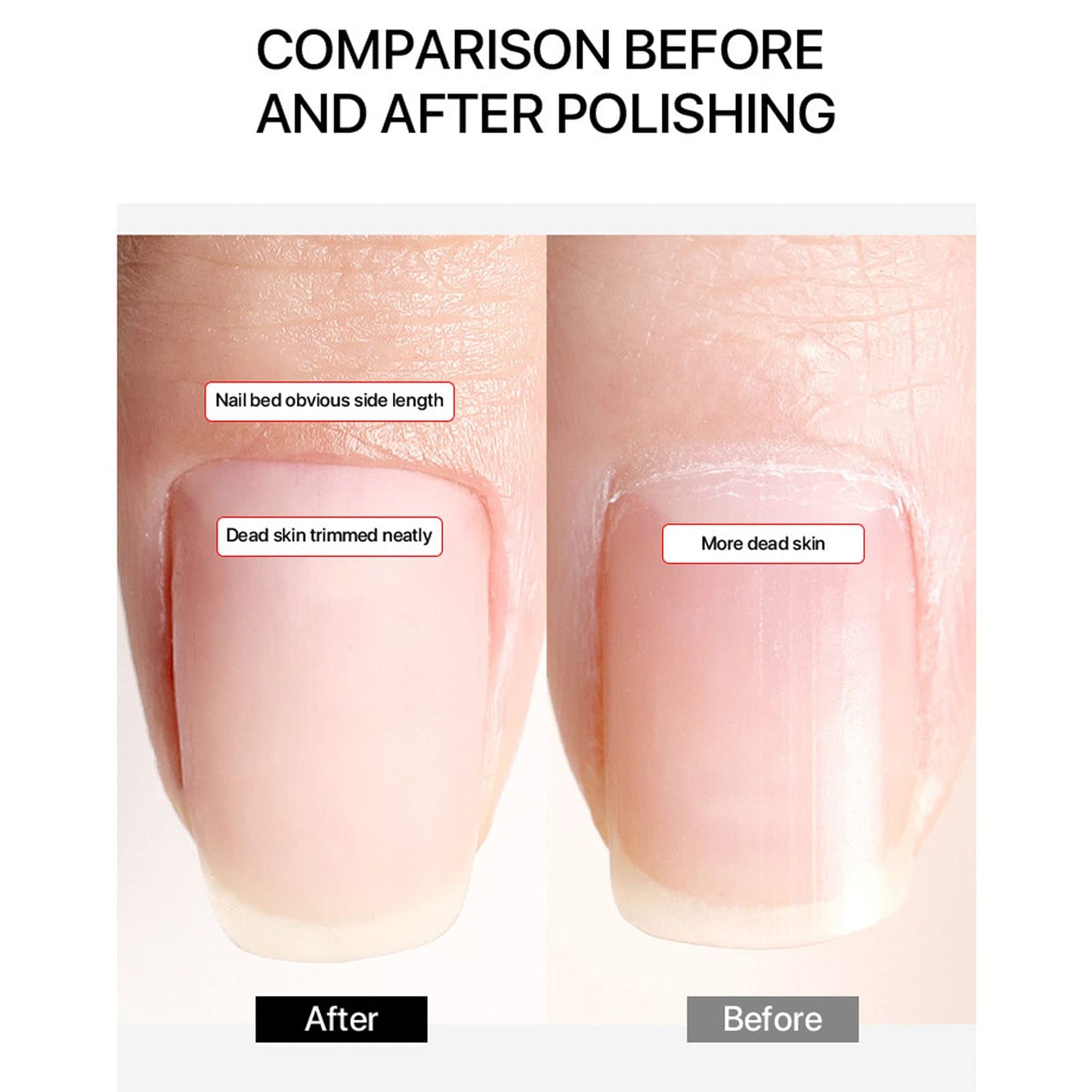 Nail Drill Bits Set, 3pcs 3/32 Inch Electric Manicure Nail File Bit for Acrylic Gel Nails with Storage Box, Professional Burrs Manicure Tool for Home Salon Nail Care