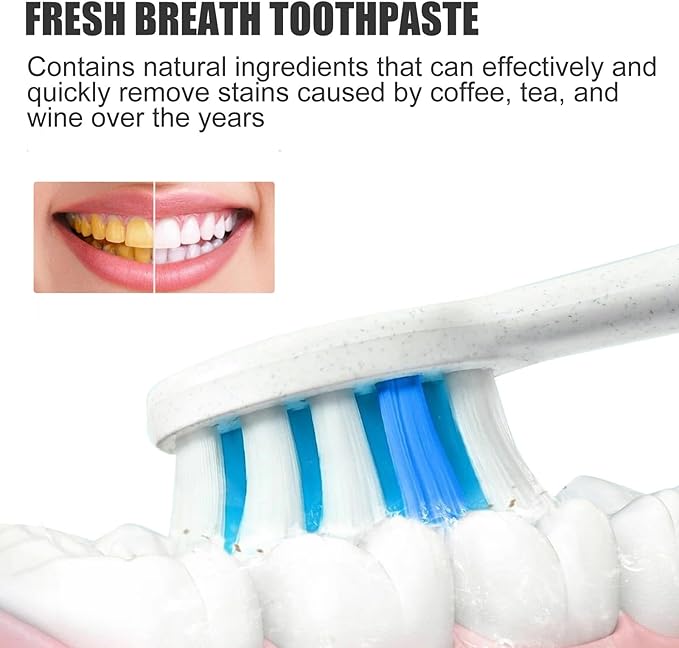 2 Pcs SP-6 Probiotic Whitening Toothpaste, Fresh Breath Deep Cleaning Care Gum Health.