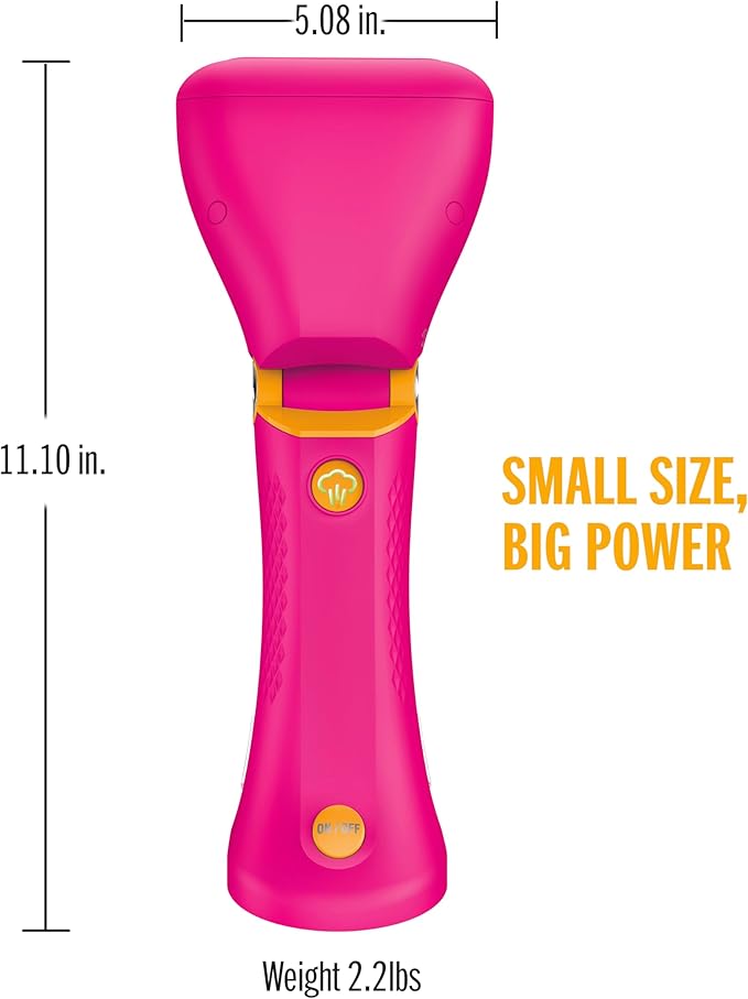Conair Handheld Garment Steamer for Clothes - Power Steam: Small Size, Big Power - Great for Home, Office, or Travel with Dual Voltage for Worldwide Use, Pink