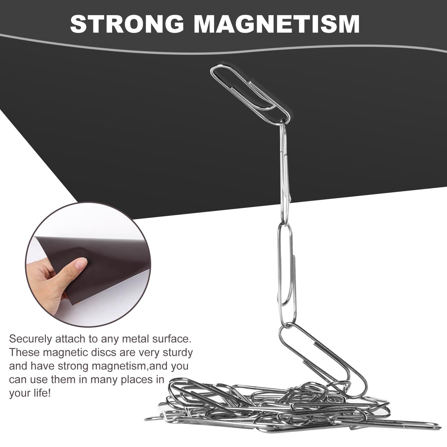 Adhesive Magnetic Sheets, Magnetic Sheets with Adhesive Backing, 8" x 10", 10 Pack Flexible Magnet Sheets with Adhesive - Sticky Magnets with Adhesive Backing for Photo and Picture Magnets