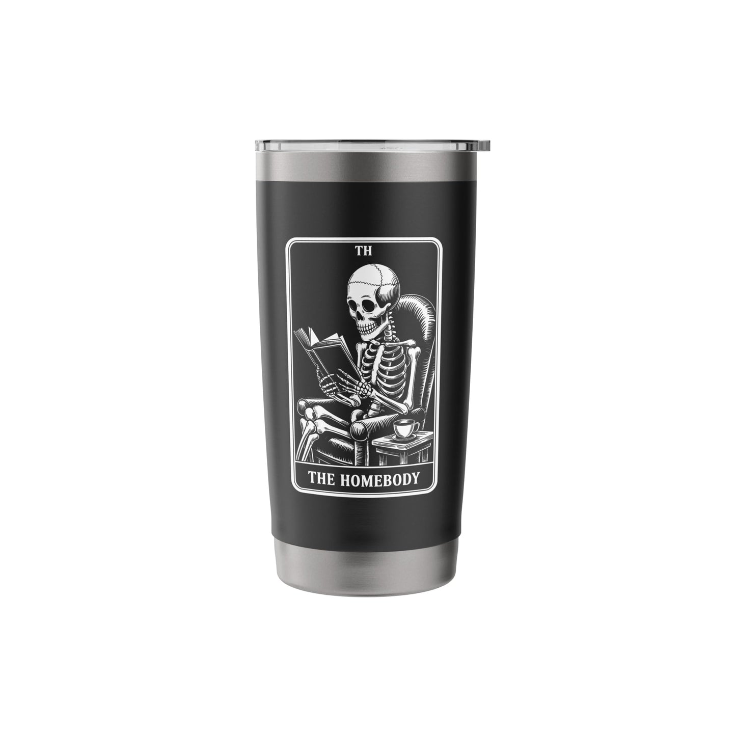 Indoorsy The Homebody Tarot Card Reading Introvert Stainless Steel Insulated Tumbler