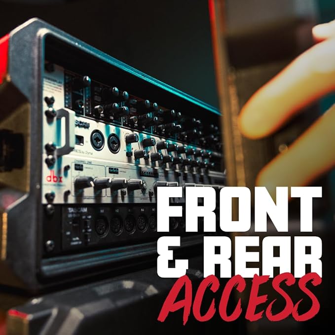 Gator Cases Pro Series 3U Rack Case with Shallow 13" Depth, Roto Molded Made in USA (G-PRO-3U-13)