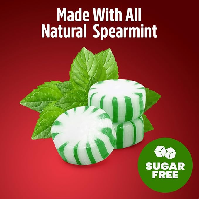 Sweetside Sugar Free Starlight Spearmint Hard Candy, 2lb Pack of Spearmint Mints Individually Wrapped, Mint Hard Candy That’s Great for Sharing, Ideal Sugar Free Treat for Diabetics Lifestyles