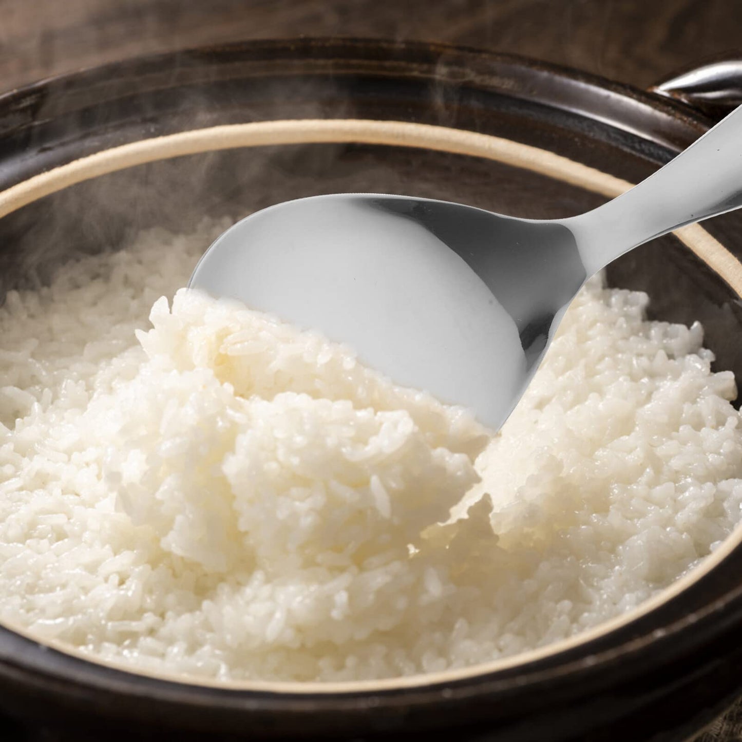 UPKOCH Stainless Steel Rice Spoon Paddle 7.87 Inch Metal Rice Scoop with Comfortable Handle for Serving and Salad Kitchen Utensil