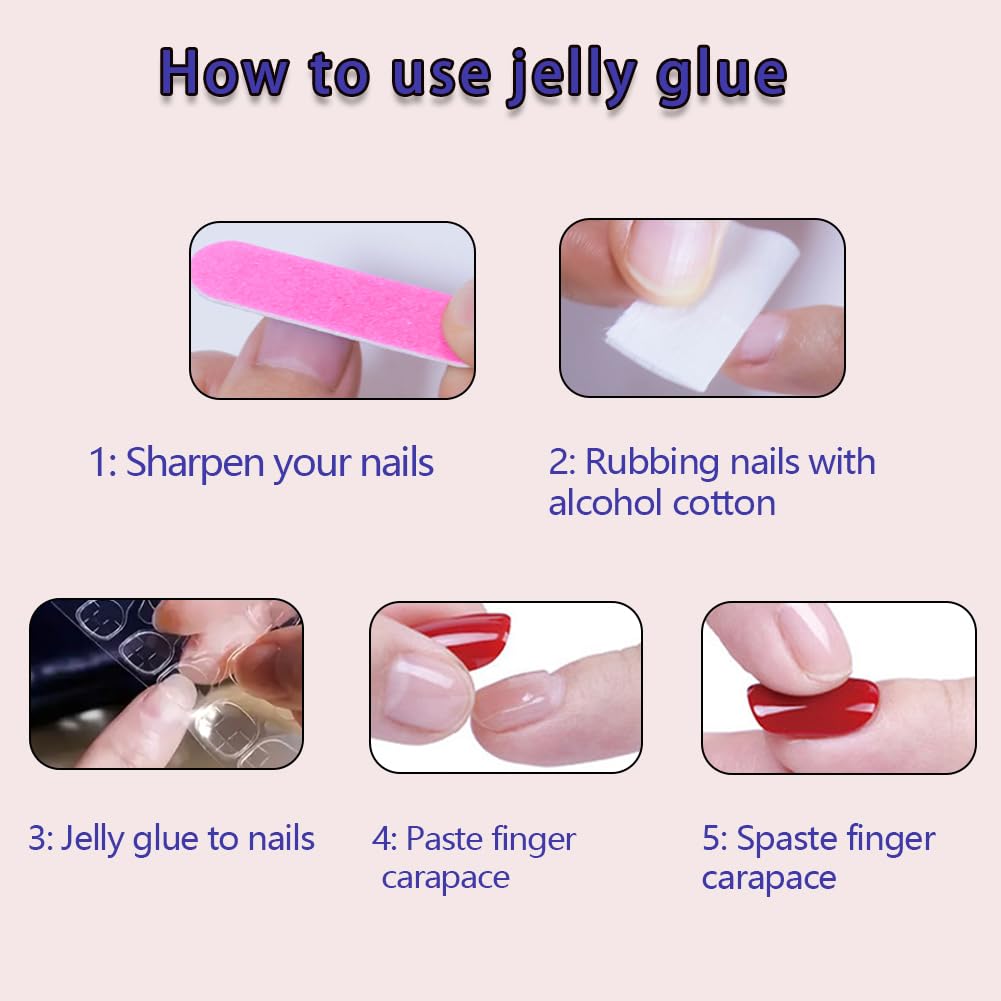 RUPOFUZA Extra Long Press on Nails 24Pcs Red Coffin Fake False Nails with Solid Colour Designs Acrylic Nail Press ons Artificial Stick on Nail for Women