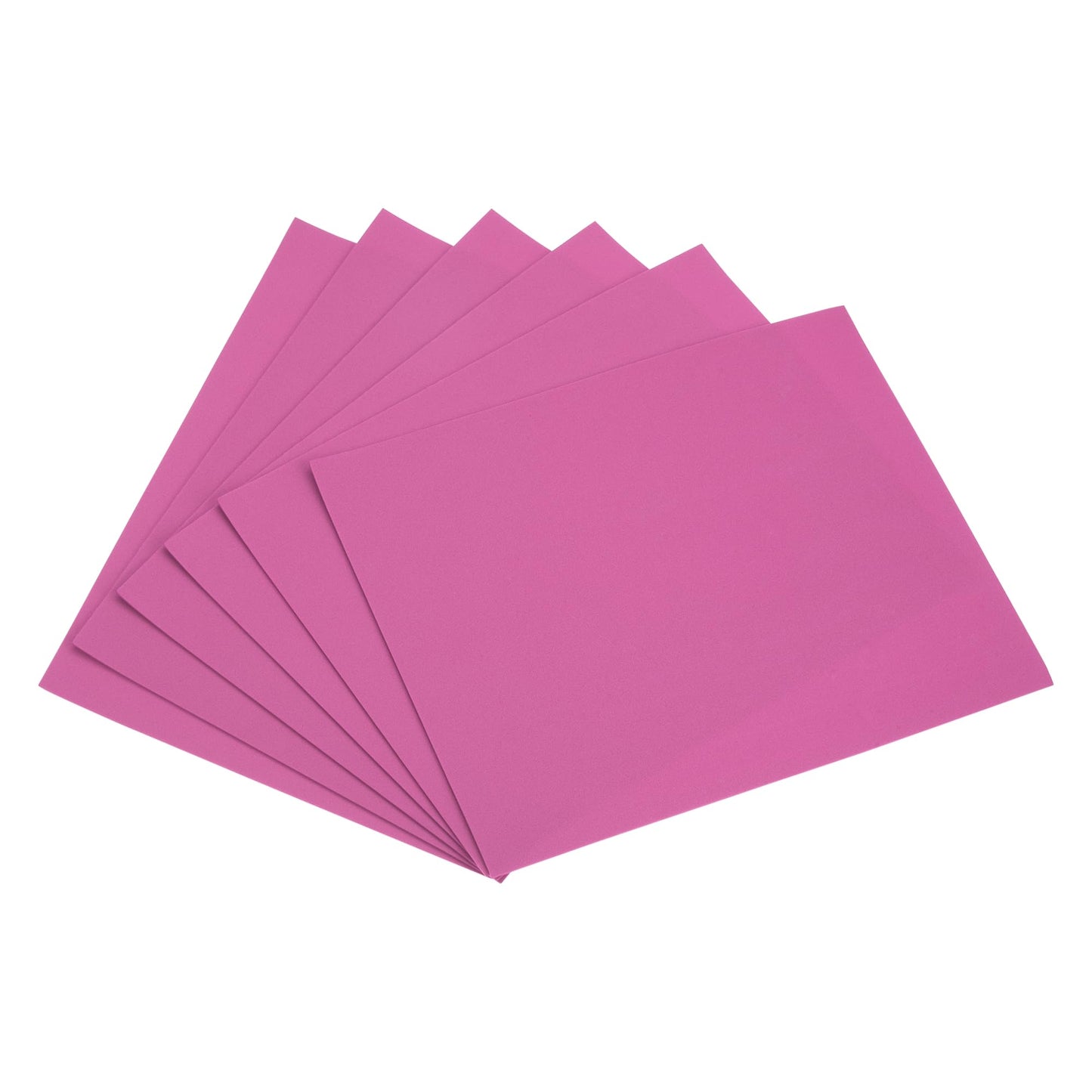 uxcell Rose EVA Foam Sheets 11.8 x 7.9in 1.8mm Thickness for Crafts DIY, 6 Pcs