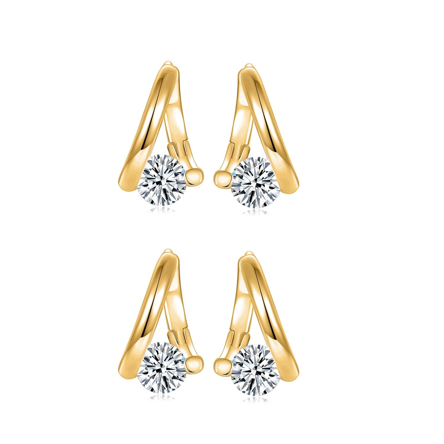 Lymphvity Earrings for Women Halolux Lymphvity Germanium Earring Atheniz Lymphatic Earring Lymphatic Drainage Earrings (Gold)