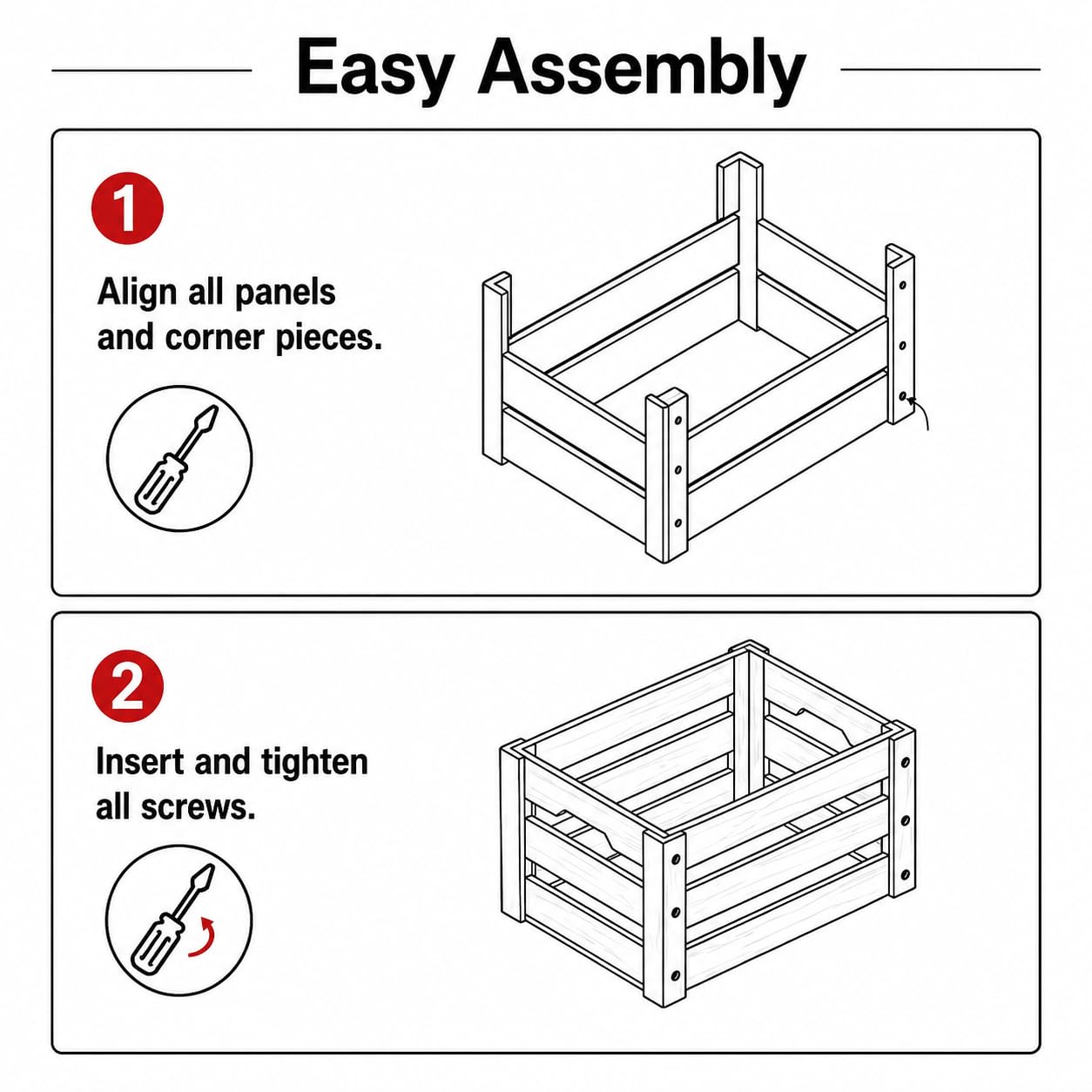 HFYFYXGS Wooden Crates for Storage and Display - Set of 3 Heavy Duty Nesting Wood Crates, Rustic Farmhouse Decorative Storage Boxes for Shelves, Pantry & Home Organization (L/M/S)