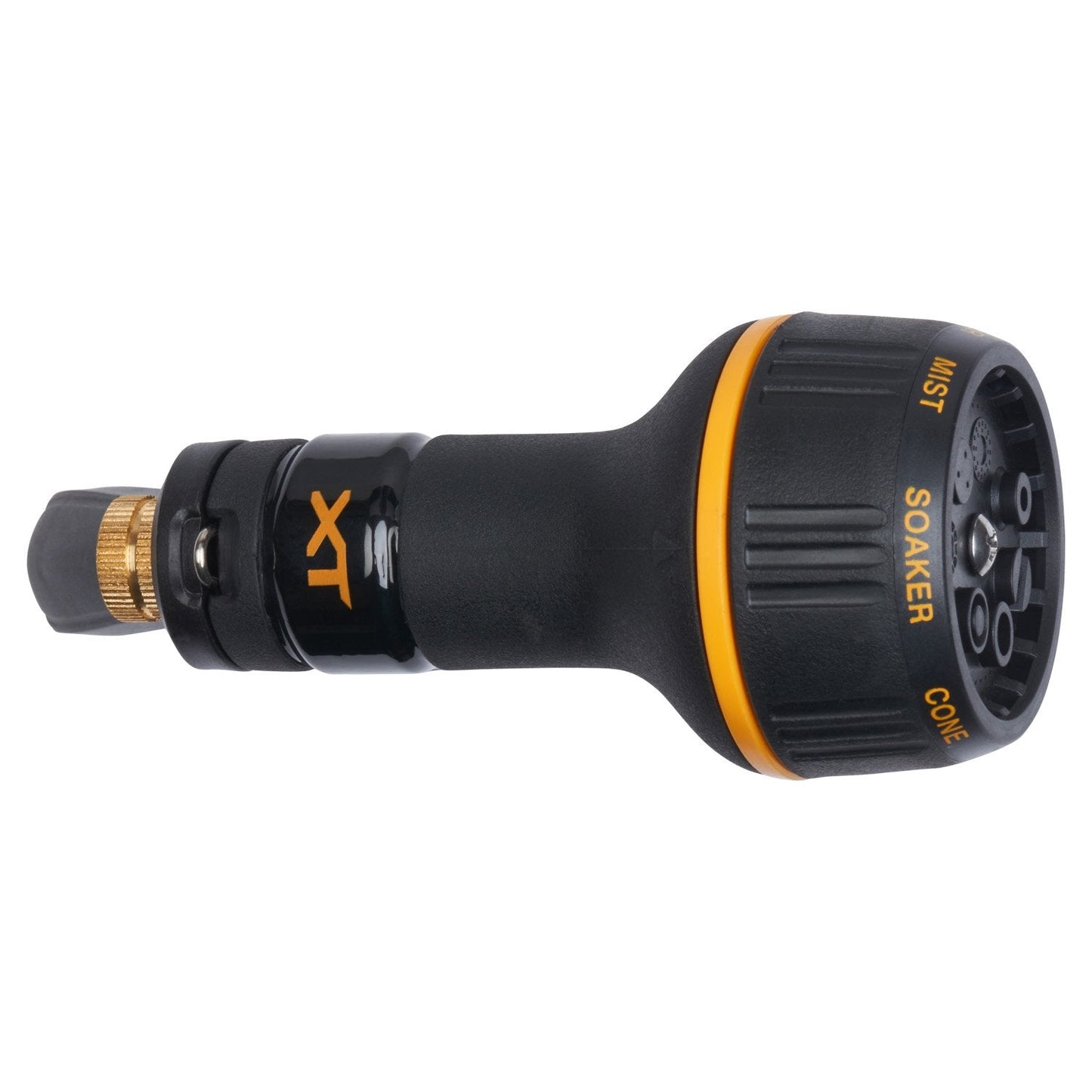 Melnor 995037 Rear Trigger 7 Watering Patterns XT Metal Garden Hose Nozzle, Basic