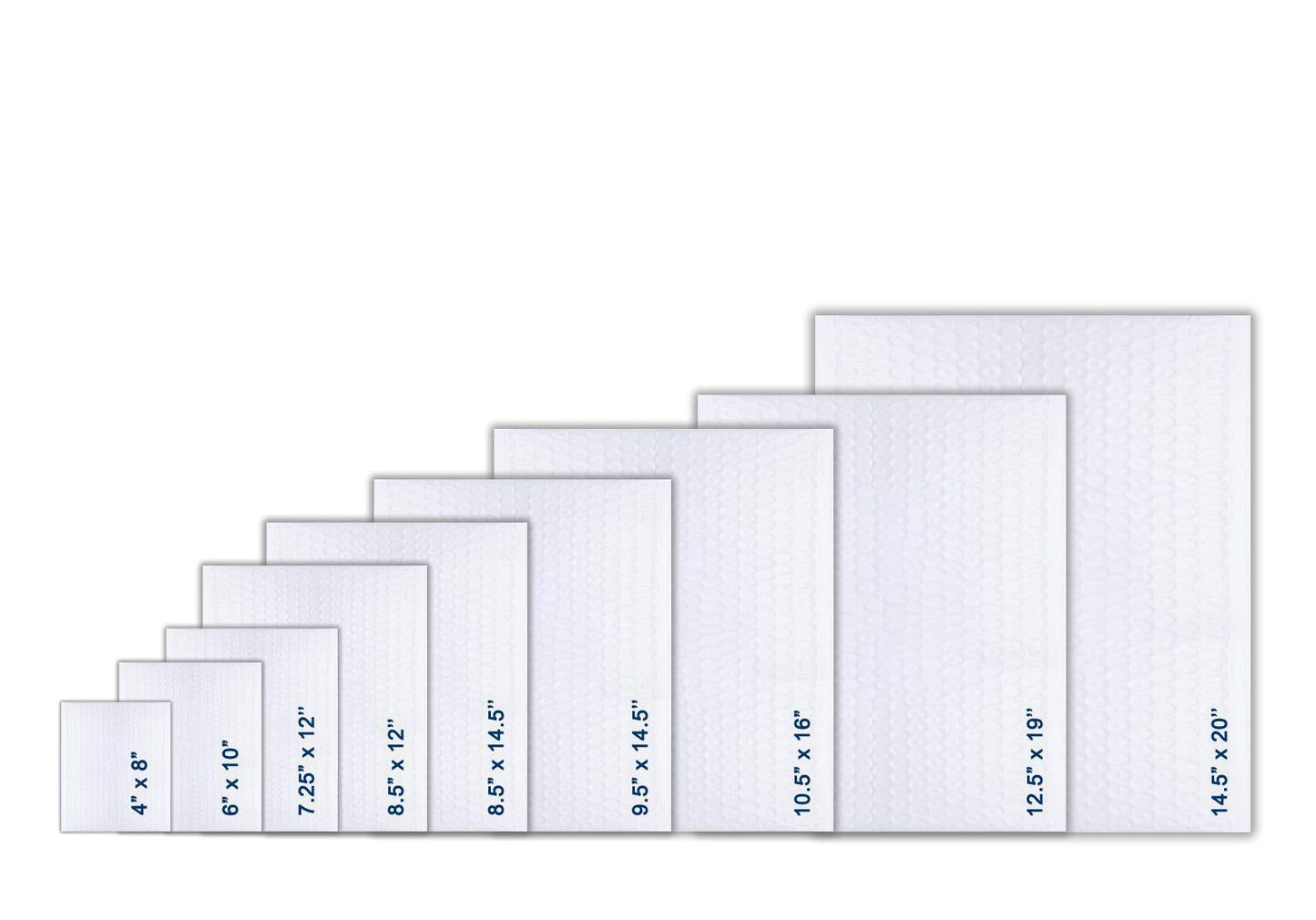 10.5x16 inches Poly Bubble Mailer Self Seal Bubble Shipping Envelopes 2.5 Mil 100 Pack
