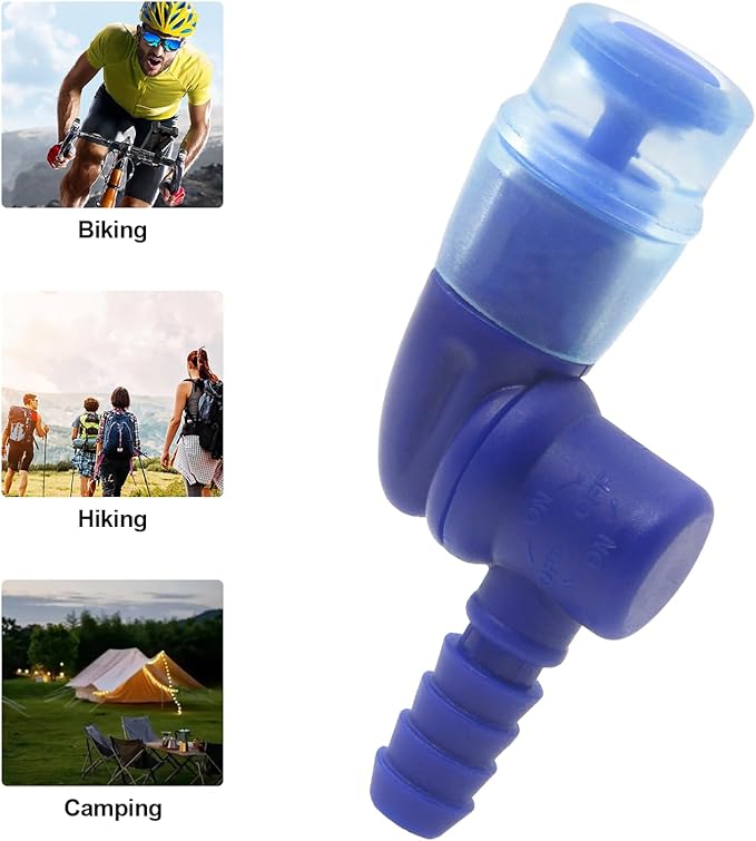 Hydration Bags Bite Valve Mouthpiece Replacement for Cross Country Bladder Bag Detachable Universal Manual Switch for Any Hydration Pack System