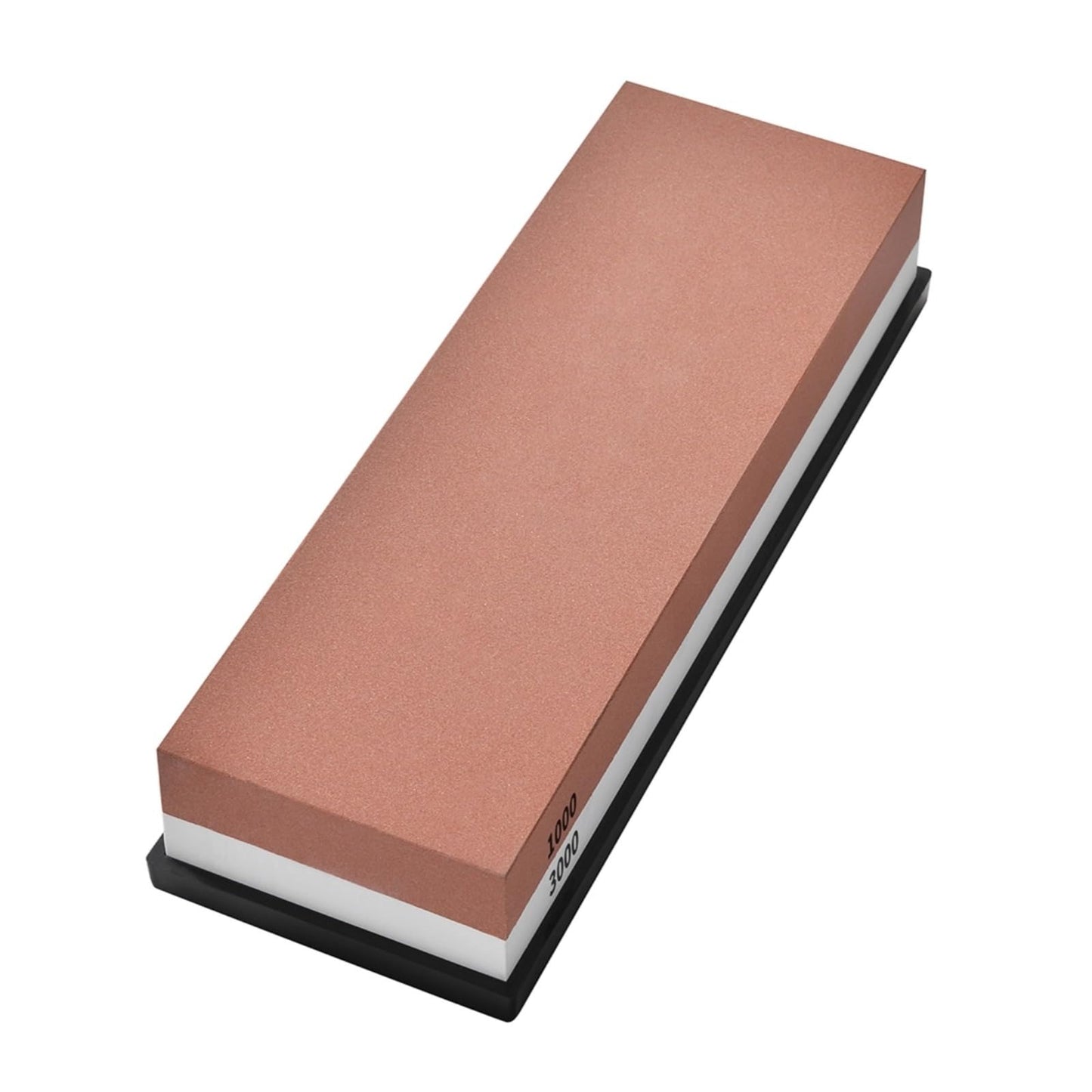 Klaus Meyer Premium Whetstone Knife Sharpening Stone 2 Side Grit 1000/3000 Waterstone- Whetstone Knife Sharpener- NonSlip Silicone Base