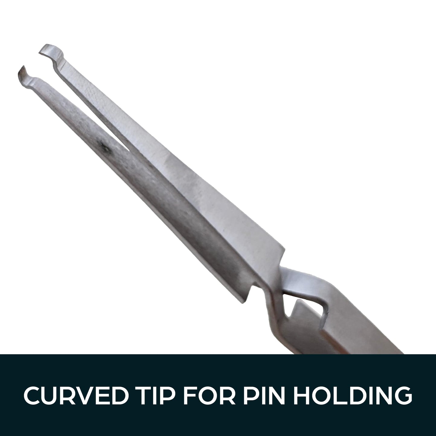 Summit Doorware Reverse Action Tweezers – Precision Lock Pinning & Assembly Tool – Anti-Fatigue Design for Secure Gripping, Ideal for Locksmiths, Jewelers, Hobbyists & More
