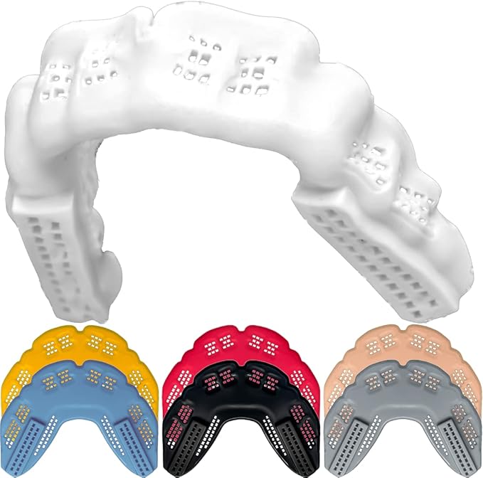 Bulletproof: World’s Thinnest Most Breathable Mouthguard is 3X Stronger! Football MMA Hockey Rugby Basketball BJJ Lacrosse Boxing Sports Mouth Guard Grinding Teeth. Boys Girls Adult Youth Kids Braces