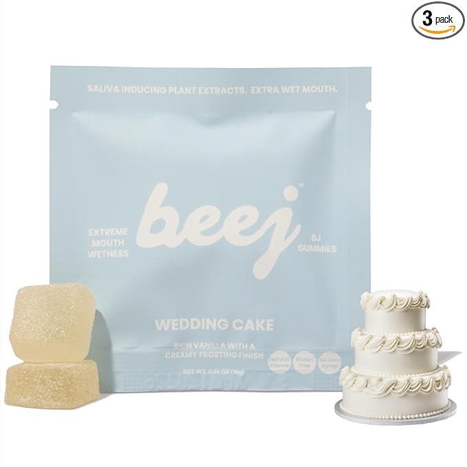 BJ Gummies, by BEEJ. Oral Sex Candy for Couples. (Wedding Cake)