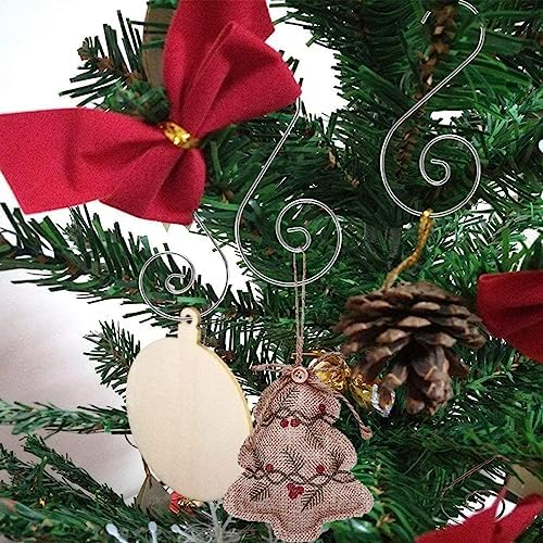 TITA-DONG 80PCS Christmas Ornaments Hooks,Premium S Ornament Hangers for Xmas Tree Decoration,Hangers Christmas Tree Hanger for Christmas Tree Decorations(#1)
