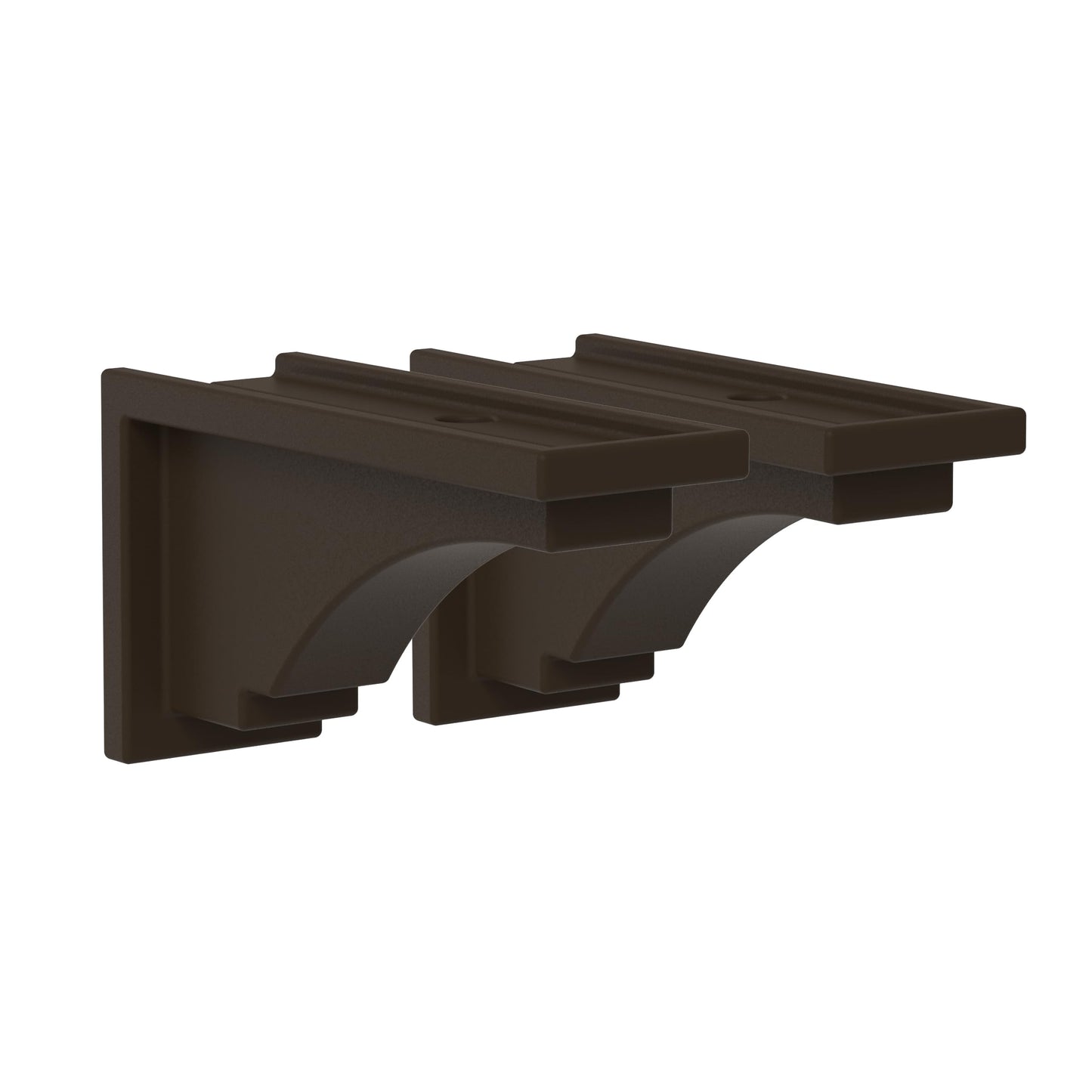 Mayne Fairfield Decorative Brackets (2-Pack) Compatible with Mayne Fairfield & Cape Cod Window Boxes Only – Classic Outdoor Accent for Window Box Support - Espresso