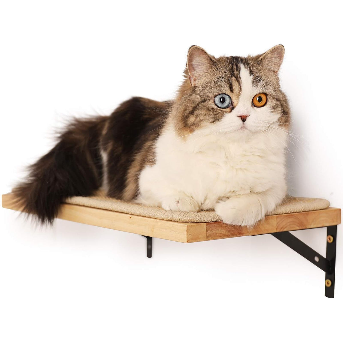 FUKUMARU Cat Wall Shelves, 17 x 10 Inch, Sisal Mat