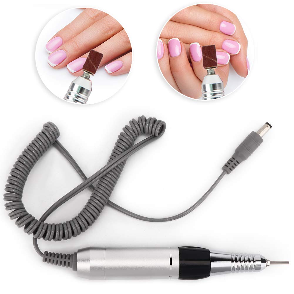 Professional Electric Nail Art Drill Pen Manicure Machine Nail Files Handpiece Nail Drill Pen Replacement Nail Grinding Machine Accessory(01)