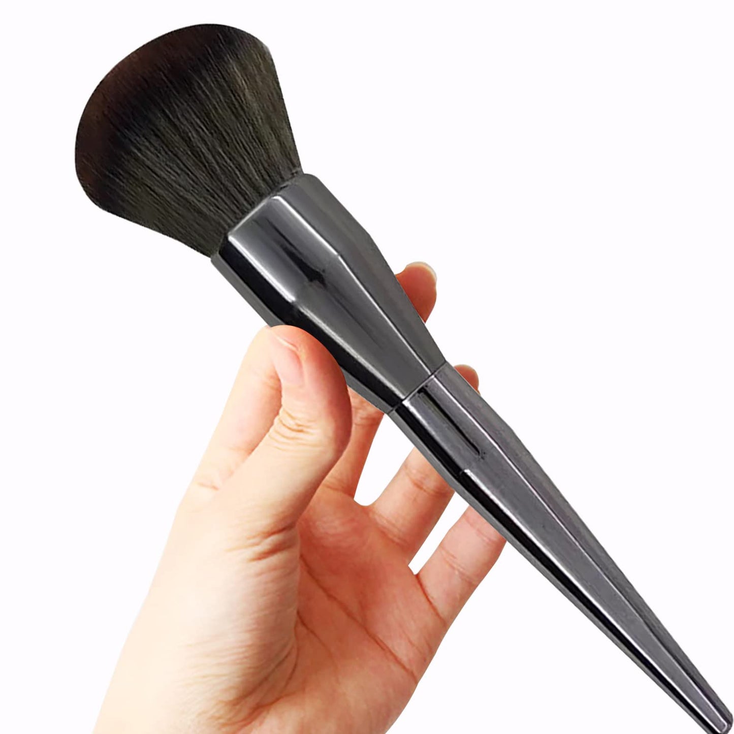 DANNEASY 2pcs Nail Dust Brush Large Powder Brush Luxury Blush Brush Nail Duster Nail Brushes for Cleaning Dust Acrylic Nail Brush Nail Art Brushes Nail Tools