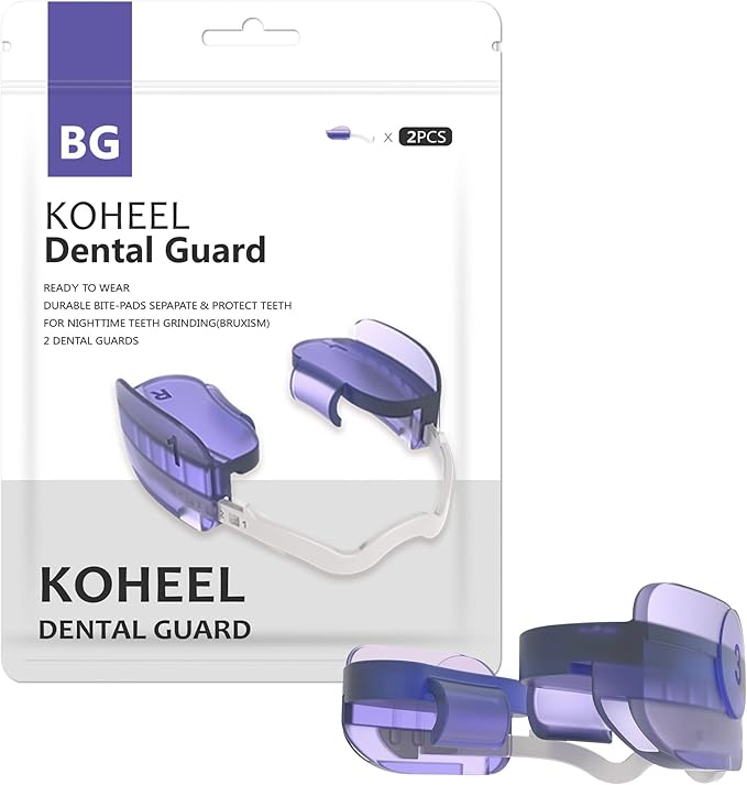 KOHEEL BG Adjustable Mouth Guard, No Boiling Night Guard, Stop Bruxism Dental Guard, 2 Count (Thick)
