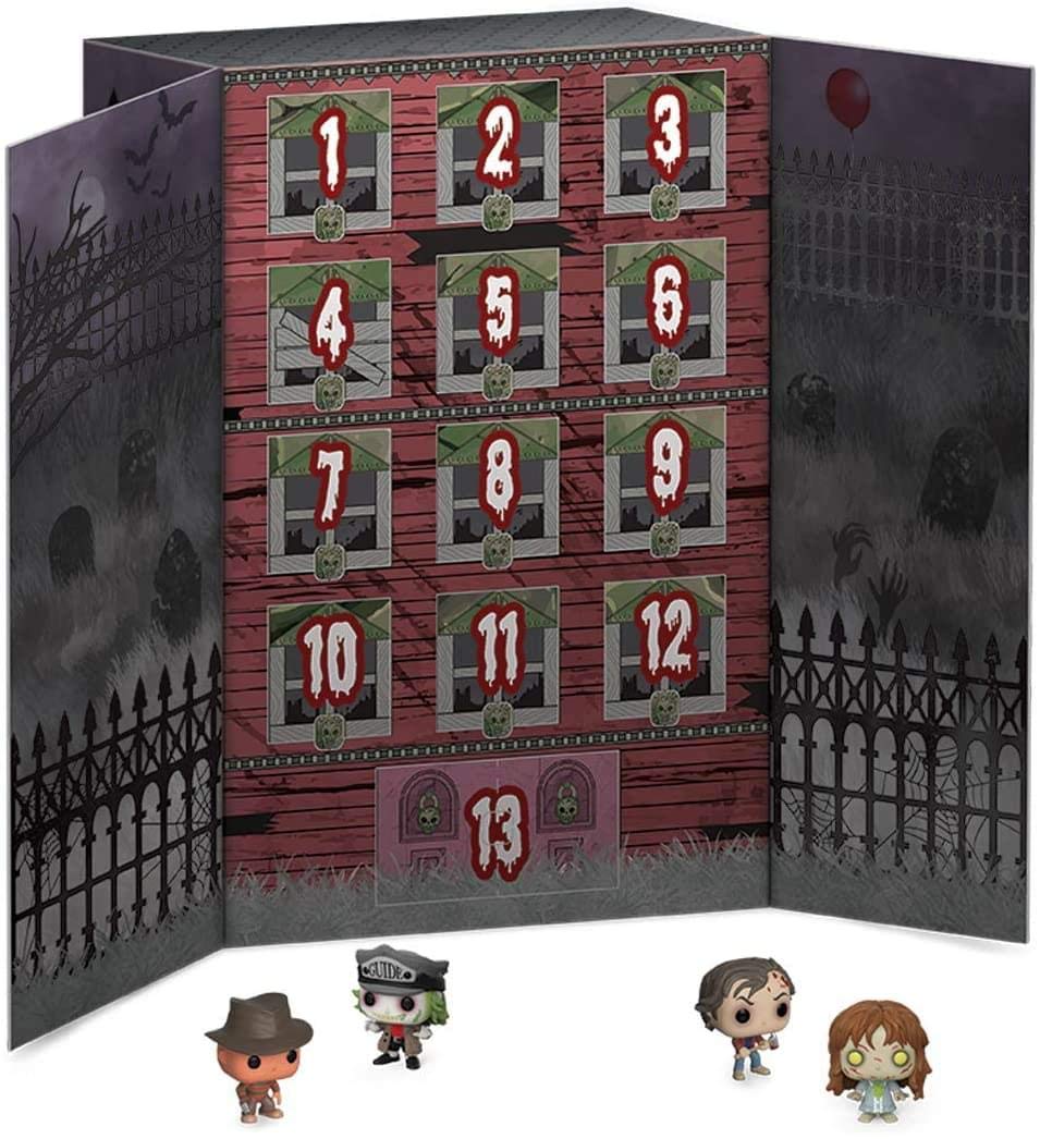 Funko Advent Calendar: 13 Day Spooky Halloween Countdown,Calendar - 13 Pocket Pop! Horror Franchise Vinyl Figures