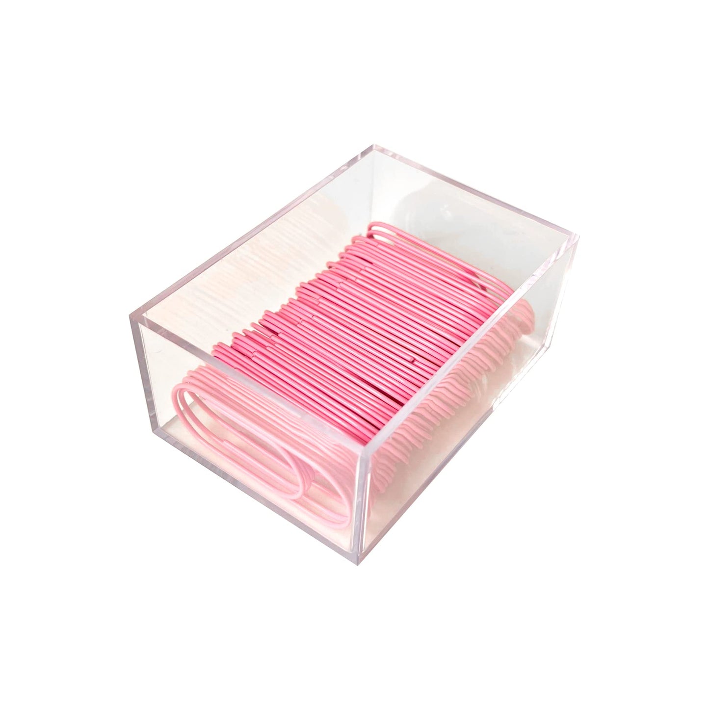 Pink Jumbo Paper Clips, 50pcs 2inch Big PaperClips Durable and Rustproof Coated Large Paper Clips Office Supply Accessories