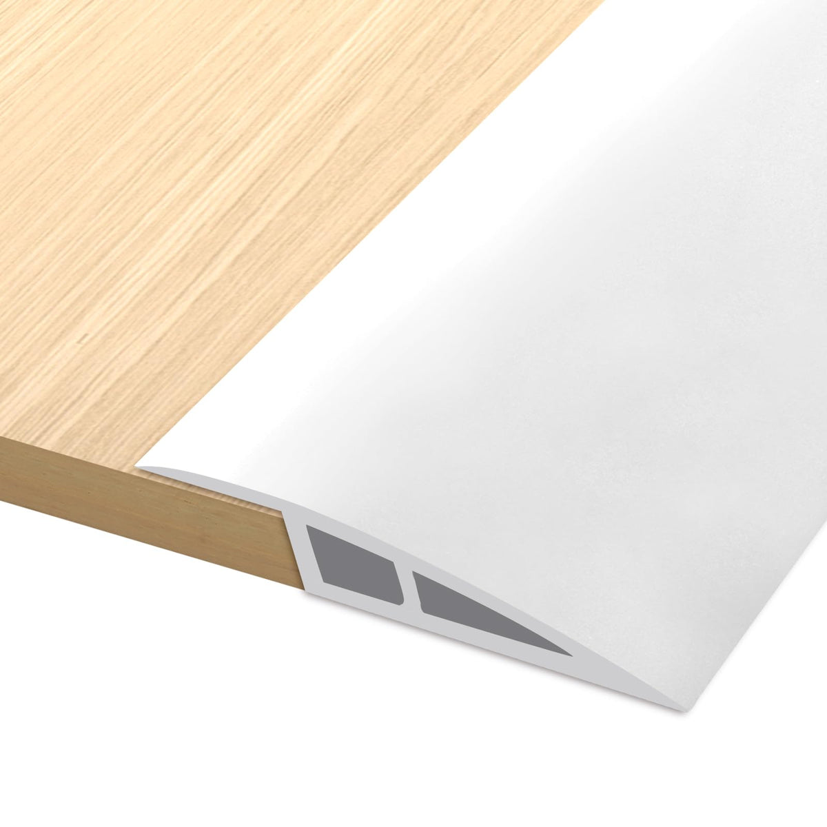 Vinyl Door Threshold Flooring Transition Strip Self Adhesive Carpet Edging Strip for Laminate Doorway Edge Threshold from 2 (10 Foot)