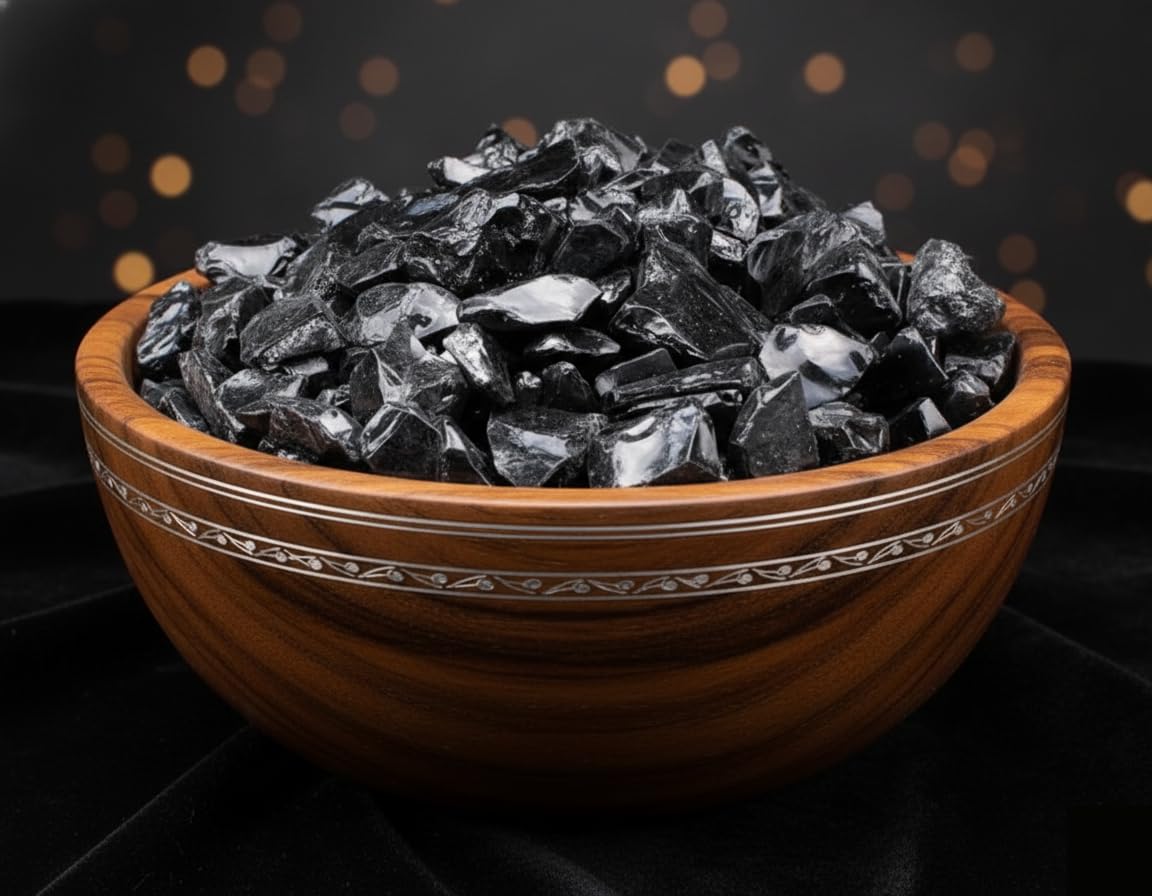 Healing Crystal Stones, 1.25-2.0" Large Reiki Healing Gemstones Natural Tumbled Polished Stones for Energy Witchcraft Therapy Meditation Pack 2 (Black Obsidian)